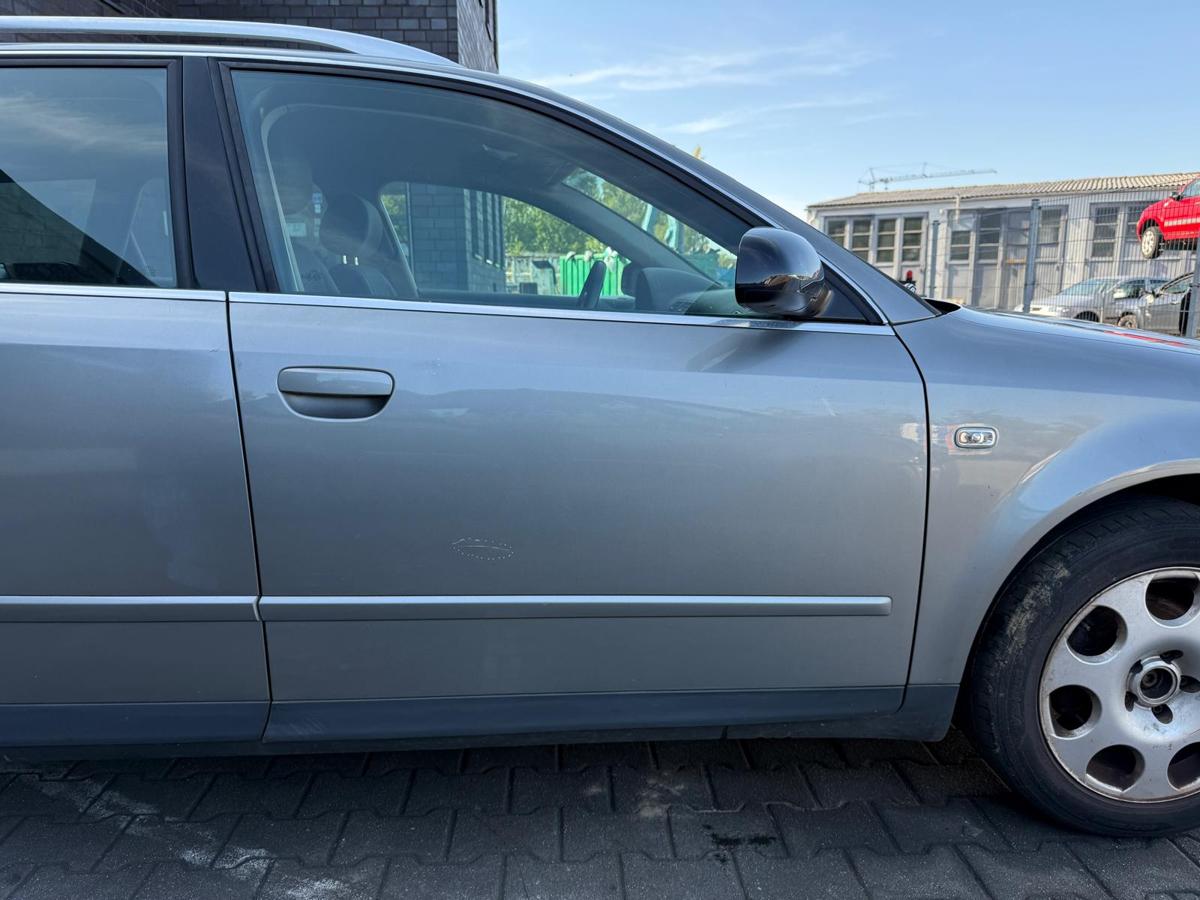 Audi A4 B6 original Tür vorn rechts LY7Q Atlasgrau Metallic Rohbau BJ03